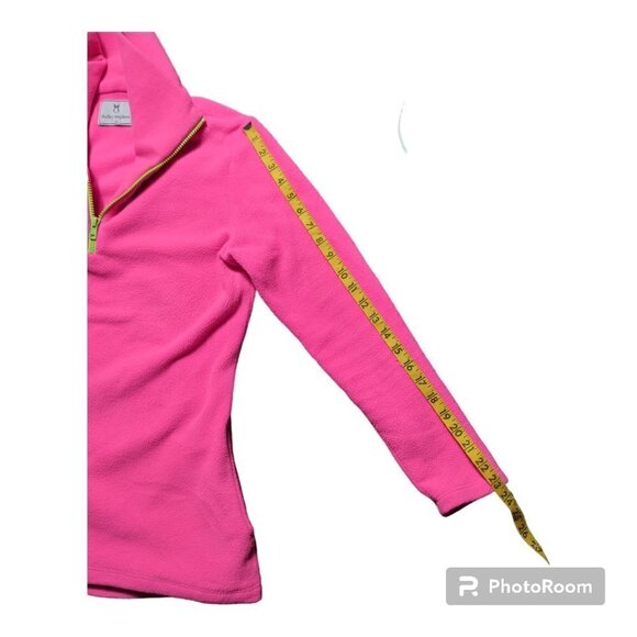 Dudley Stephen’s TERRY FLEECE Cobble Hill Turtleneck in Neon Pink Size Small S - Picture 6 of 10